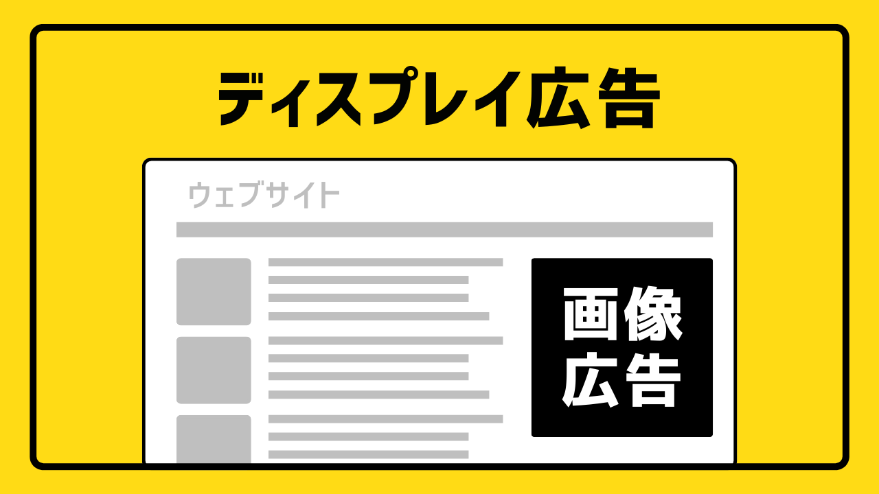 ウェブ広告の種類②：ディスプレイ広告