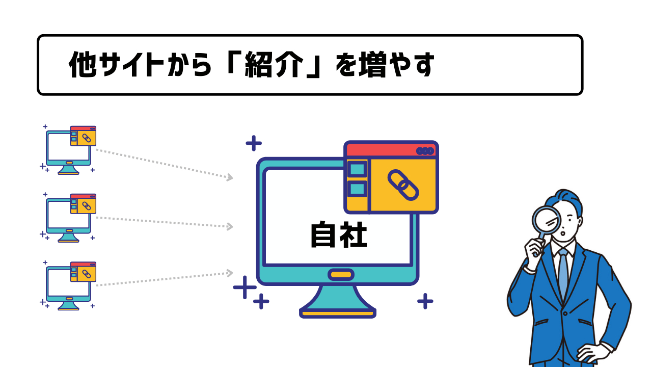 他サイトからのリファレンスを増やす